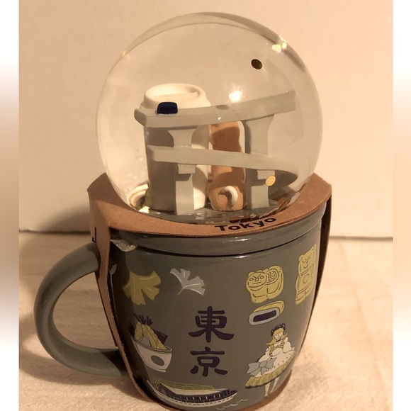 Starbucks Snow Globe MUG NWT Only Sold in Tokyo - Picture 3 of 9
